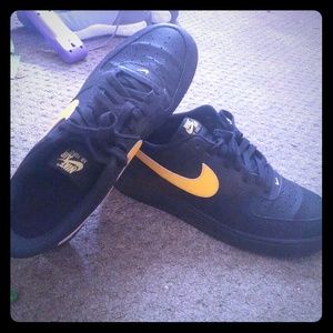 Nike Air Force Colorway Black and Yellow